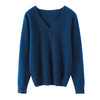 QHJY-JY918小香风v领针织打底衫女内搭春秋冬宽松上衣温柔小衫低领毛衣大码 商品缩略图4