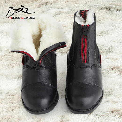 horseleader秋冬儿童加绒短靴马靴 HS-C002-1 商品图1