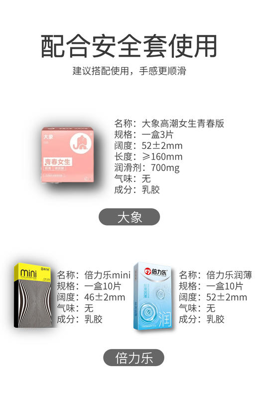 软软厚厚/增大增粗/不会划伤的硅胶套～ 商品图6
