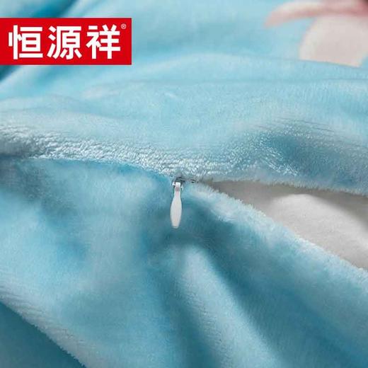 恒源祥礼业TBK2060中式数码印花暖绒四件套 中式数码印花暖绒四件套 200*230cm 商品图3