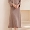馥迦新中式毛边羊毛半身裙 商品缩略图3