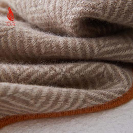 SAINTJOY/上久楷 羊绒围巾    时尚回字纹 CJS23034 商品图8