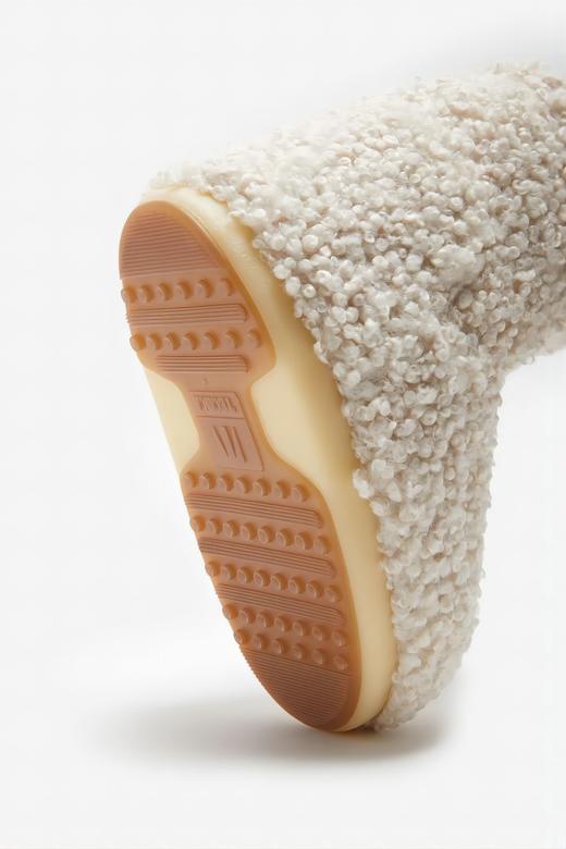 Moon Boot - Mb Icon Low Faux Curly - Cream  - 女士 - 雪地靴 - 奶油色 商品图3