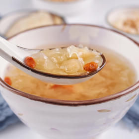 免洗免泡发的即吃即煮小甜汤 百合杏仁银耳羹75g/包*3