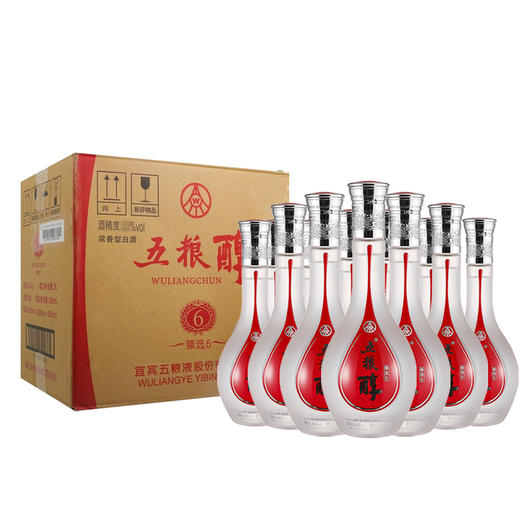 40度五粮醇.臻选6 光瓶 品鉴酒 500ml×12整箱装 （2016-2020年老酒） 商品图0