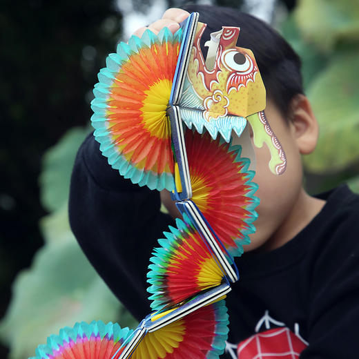 自然造物纸翻花玩具手工DIY材料包龙年亲子益智文创国潮新年礼物 商品图5