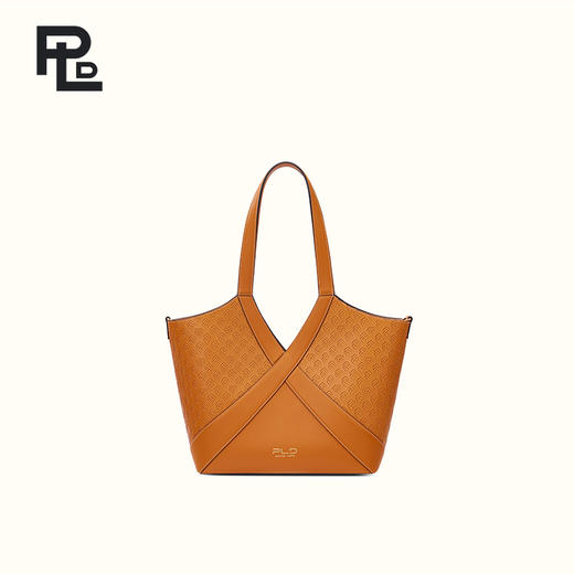 保兰德PLD老花经典系列衣襟系列头层牛皮高级感托特包体制内子母包女通勤必备女包 商品图3