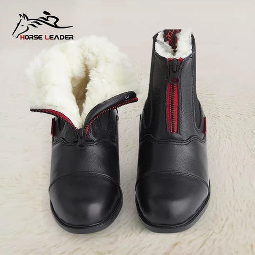horseleader秋冬儿童加绒短靴马靴 HS-C002-1 商品图3