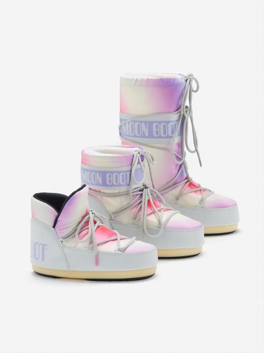 Moon Boot - Mb Icon Tie Dye - Glacier Grey - 女士 - 雪地靴 - 冰川灰 商品图4