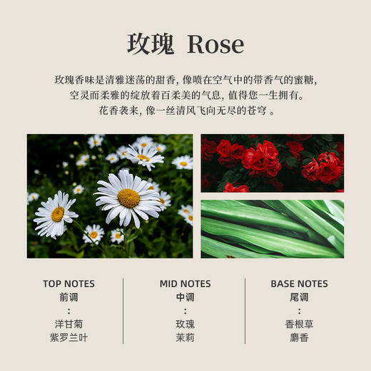 好莱舒汽车香水 无酒精配方安全车载香水室内香氛车用玫瑰香味 商品图6