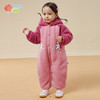 贝贝怡迪士尼联名冬季宝宝夹棉保暖连体衣婴幼儿连帽哈衣234L2090 商品缩略图2