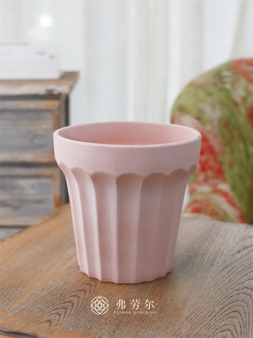 宽边竖纹盆 商品图1