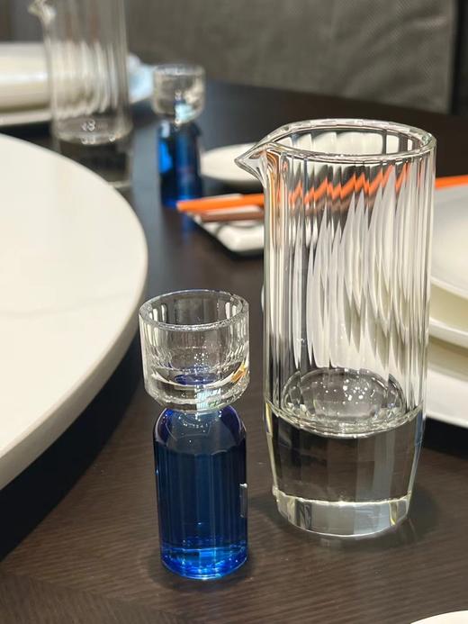 Run Wu高脚白酒杯彩色钻石一口杯烈酒杯子分酒器一壶二杯白酒具套装 商品图5