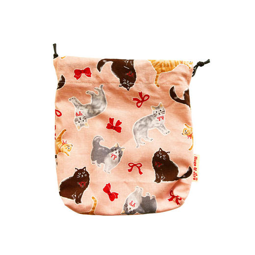 HUJI祤集Tidy收纳袋插画小猫小猫 商品图2