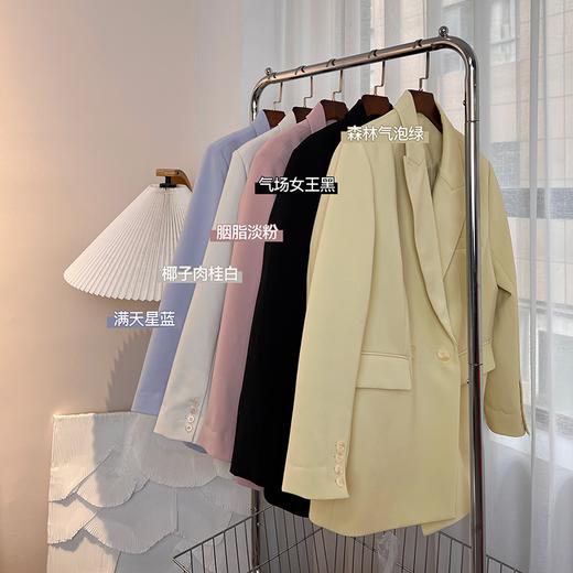 金蘑菇菇【甜茶西装】收官巨献！弹力TR 一款会呼吸的西装显瘦 商品图4