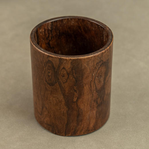 明 黄花梨三足笔筒 商品图2