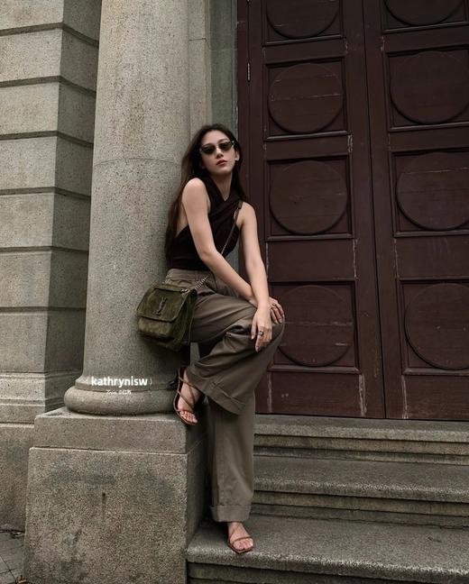 YS*杨树林 Niki邮差包，复古磨砂款 商品图1