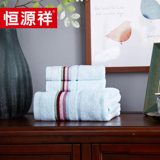 恒源祥礼业倾心浴巾三件套 倾心 商品图0