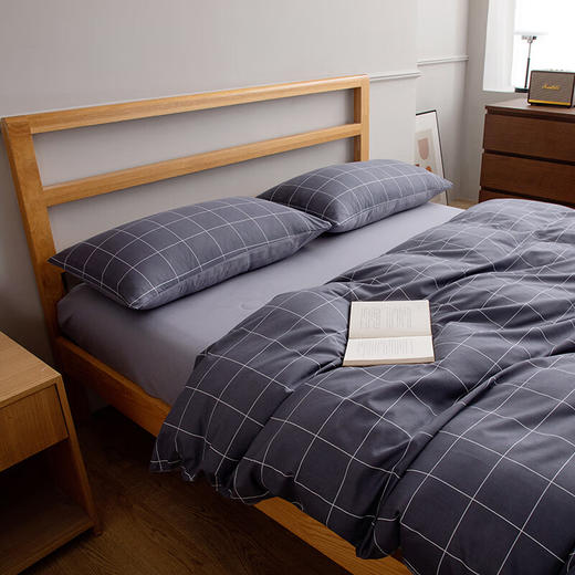 無印亲肤水洗棉四件套星光条纹      MUJI-TJ22-61 商品图1