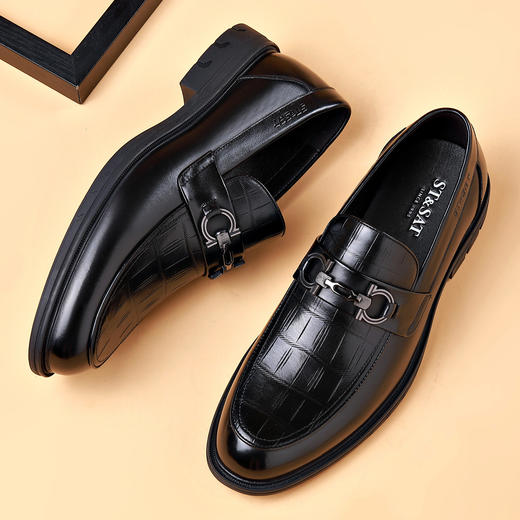 星期六男士简约扣饰皮鞋SS23122572 商品图5