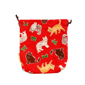 HUJI祤集Tidy收纳袋插画小猫小猫