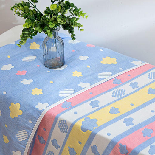 恒源祥（HYX）礼业TSB2042多功能家用办公室毛巾被（彩云蓝）  150*200cm 商品图4