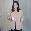 BBR明星同款 永恒经典谷仓黄金绗缝棉服 灯芯绒菱形格绗棉夹克 经典配色和标志性 Burber*y 格纹匠心呈现 版型宽松更有包容度 翻领粗条灯芯绒撞色拼接 商品缩略图2