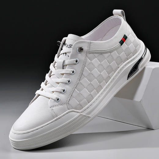 星期六男士舒适柔软格纹休闲鞋SS23122074 商品图2