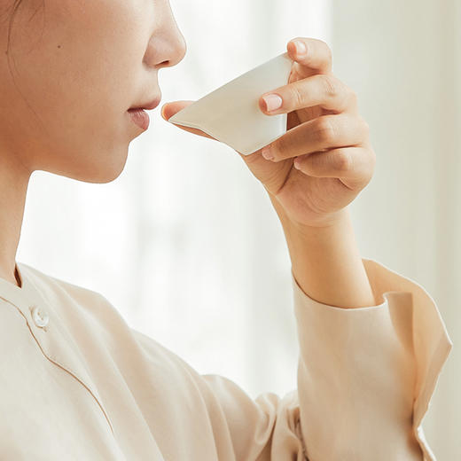 【鸣盏羊脂玉瓷茶具八件套】家用功夫茶具盖碗品茗杯公道杯泡茶套装 商品图4