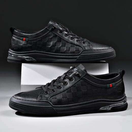 星期六男士舒适柔软格纹休闲鞋SS23122074 商品图1