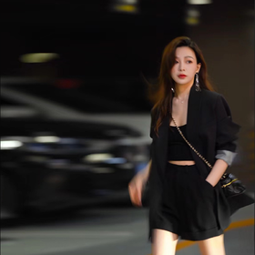 金蘑菇菇【甜茶西装】收官巨献！弹力TR 一款会呼吸的西装显瘦