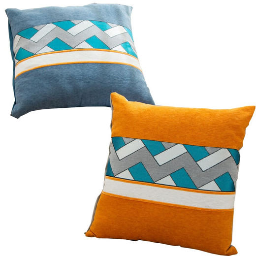 恒源祥（HYX）礼业TDK1003-3多功能办公室家用休闲靠垫（兰） 靠垫-黄 50*50cm 商品图1