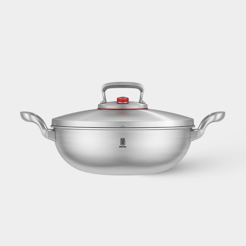 英爵系列-30cm圆底中式炒锅