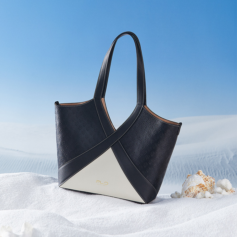 保兰德PLD老花经典系列衣襟系列头层牛皮高级感托特包体制内子母包女通勤必备女包