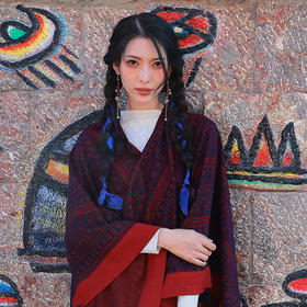 【线下热销款】赋丹朱拼接披肩 | 现货加急发