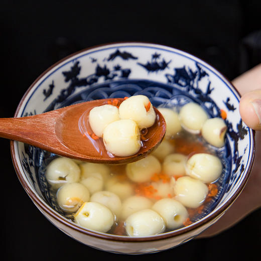 洪湖有机白莲子 不熏硫清香甜润粉糯可口200g 商品图5