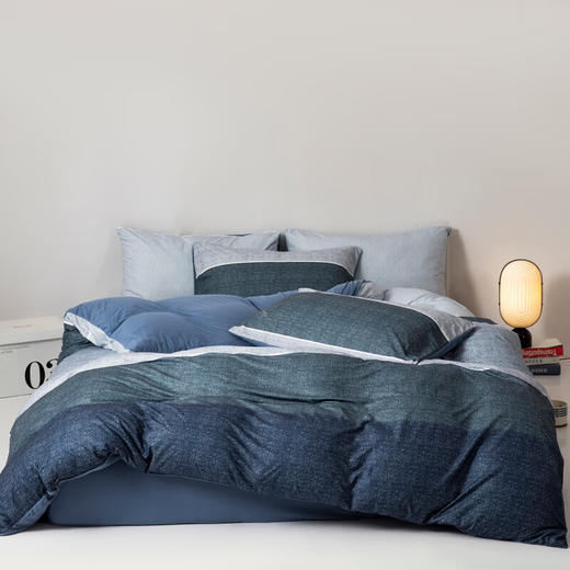 無印小火山暖绒四件套 艾格莱雅  MUJI-TJ23-75 蓝色 200*230cm 商品图0