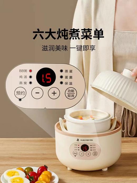 9楼母婴生活馆 小白熊微电脑隔水电炖盅0.8L 吊牌价：259元 活动价：179元 商品图4