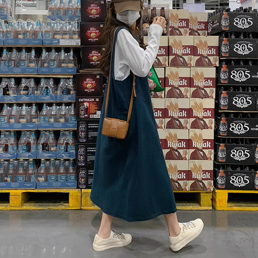 裁缝学苑AS141新款白t恤纸样女装内搭背带中长卫衣裙两件套版型裁剪 商品图3