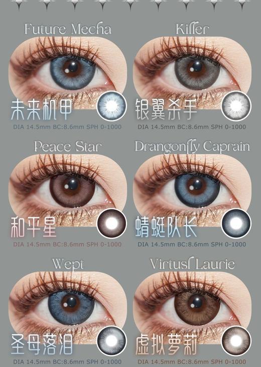 Focusmoon&mythmoon，88/一副，99/两副（商品详情任选，最高度数有1000，无售后，11月20号结束） 商品图2