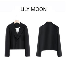 LILY MOON休闲留白西装——La rolls
