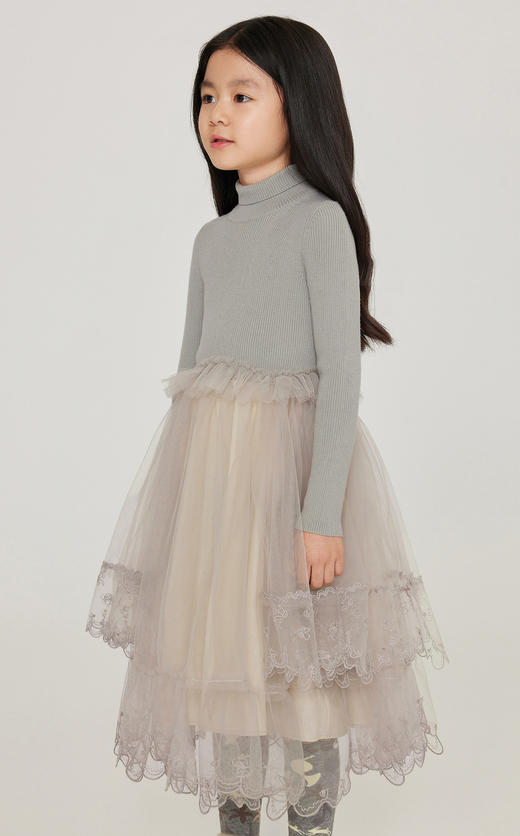 jnby  23年冬款  长袖毛衫连衣裙  1NAG12920 商品图3