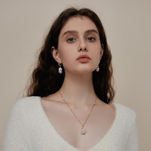 ARSIS｜纯真年代系列 油画巴洛克耳坠 商品图1