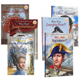 【中商原版】Who Was 皇帝系列5册 Who Was Napoleon Marie Antoinette 英文原版 进口儿童青少年初级章节书 人文百科历史读物