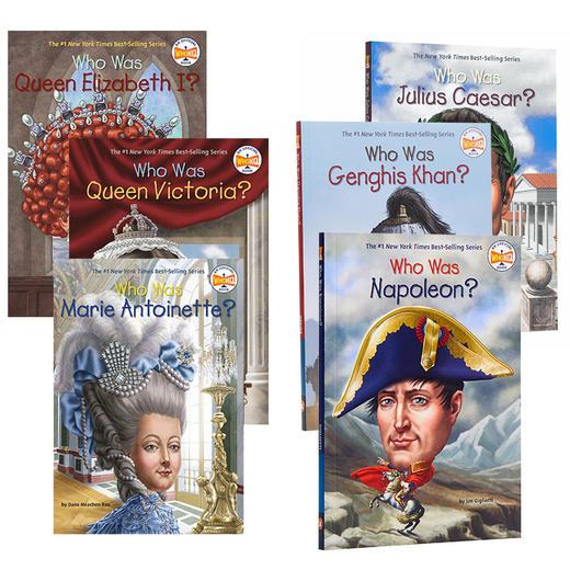【中商原版】Who Was 皇帝系列5册 Who Was Napoleon Marie Antoinette 英文原版 进口儿童青少年初级章节书 人文百科历史读物 商品图0
