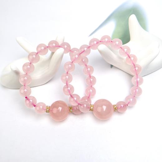 水晶单圈手串-马粉圆珠 商品图0