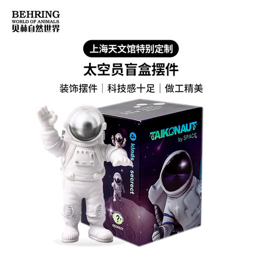 贝林自然世界X上海天文馆太空员宇航员盲盒居家桌面摆件伴手礼 商品图0