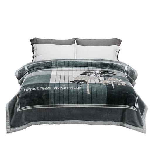 恒源祥礼业TGM1009万木争荣银貂绒毯 200*230 商品图1