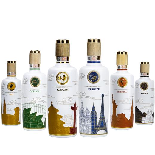 五粮液 五粮国宾五洲版  52度 500ml*6瓶  浓香型白酒  整箱装 送礼佳选 商品图1