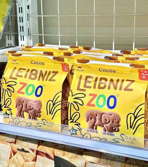 德国百乐顺莱布尼兹动物饼干可可100g 商品图1